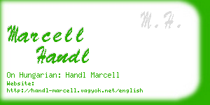 marcell handl business card